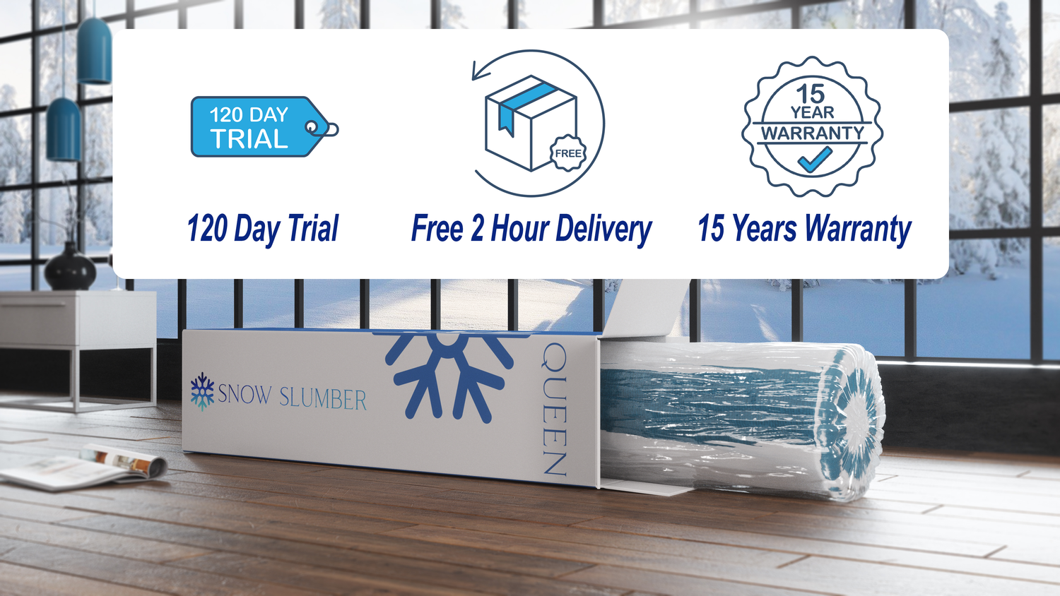 Snow Luxury Hybrid Mattress (Free Bedsheet) - Ending This Sunday!